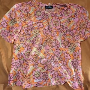 Sheer Psychedelic Top